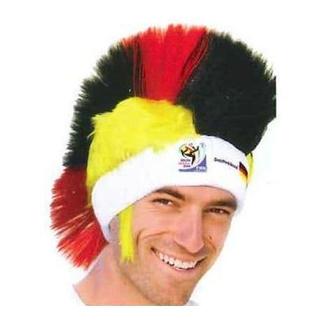 VIP Extensions Soccer Fan Mohawk Wig Hats Bulk 25-Pack - Vintage Collectible Official FIFA World Cup Fan Wig