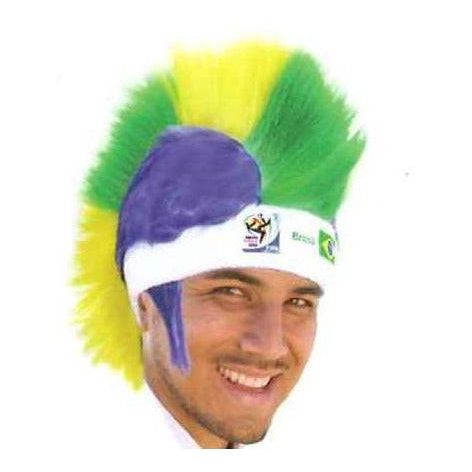 VIP Extensions Soccer Fan Mohawk Wig Hats Bulk 25-Pack - Vintage Collectible Official FIFA World Cup Fan Wig
