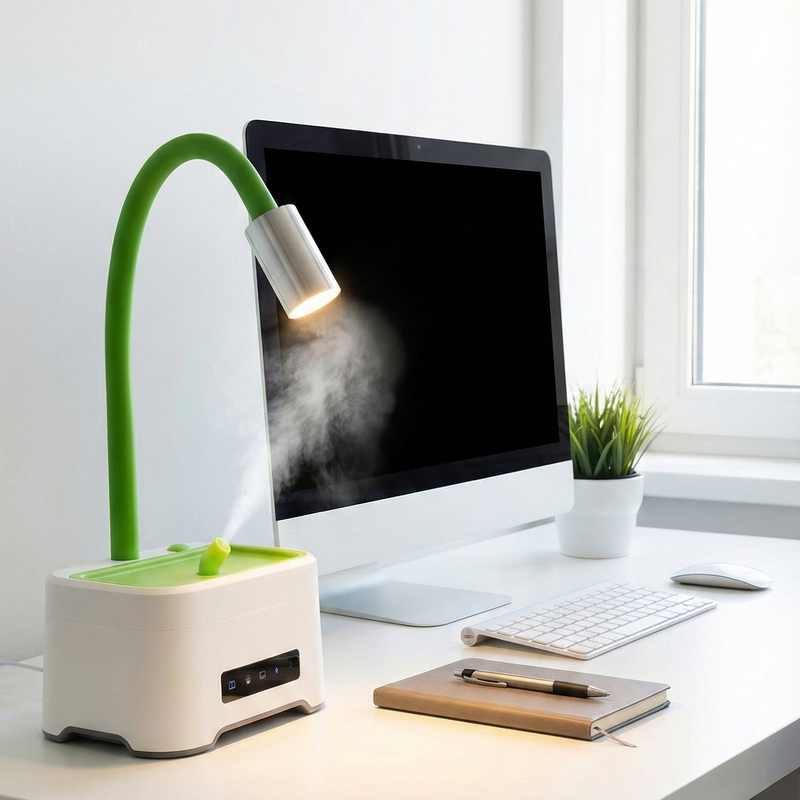 ZAQ Lumin Aromatherapy Diffuser | Ultrasonic Mist, LED Lamp & Humidifier
