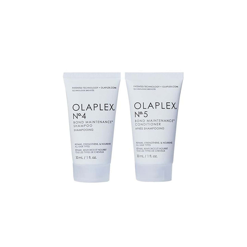 Nava Beauty Olaplex No.4 Bond Maintenance Shampoo & No.5 Bond Maintenance Conditioner Set White Smoke 1 Oz