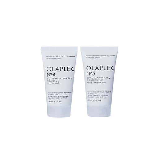 Nava Beauty Olaplex No.4 Bond Maintenance Shampoo & No.5 Bond Maintenance Conditioner Set White Smoke 1 Oz