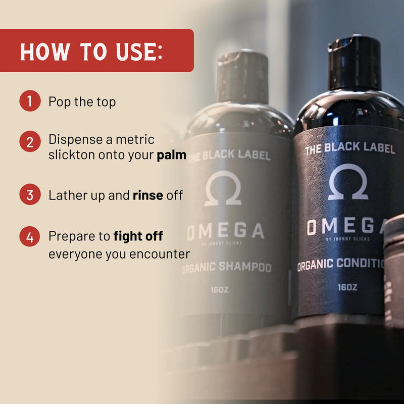 Johnny Slicks Omega Body Wash