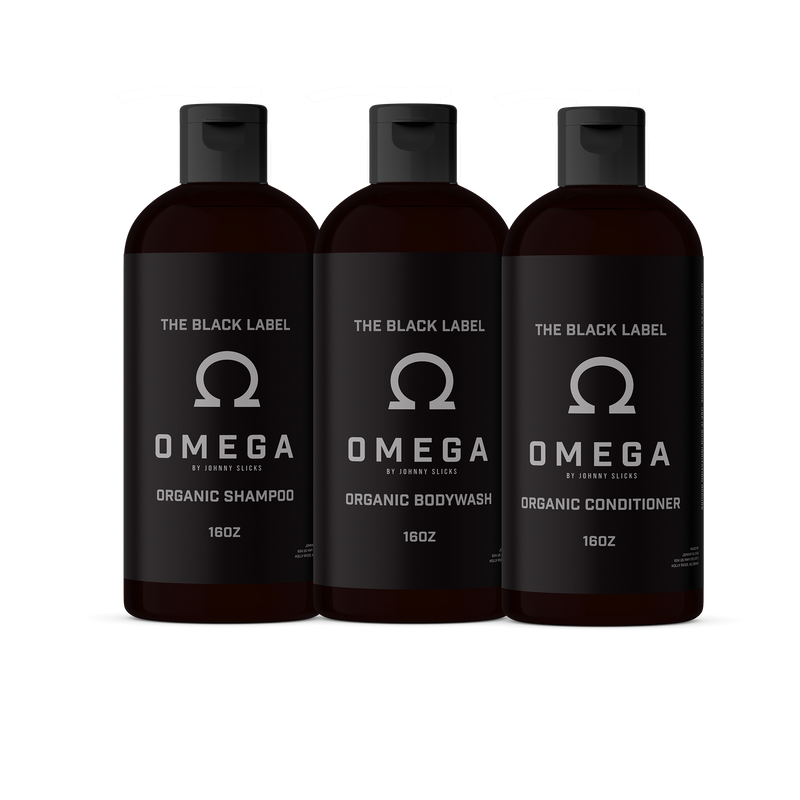 Johnny Slicks Black Label Shower Set