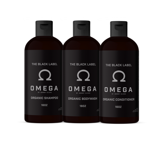 Johnny Slicks Black Label Shower Set