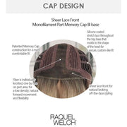 VIP Extensions ON POINT Lace Front & Monofilament Center Part by Raquel Welch