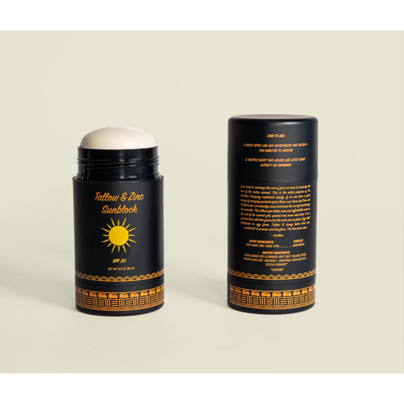 VanMan VanMan’s Tallow & Zinc SunBlock - 2 oz