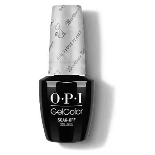 OPI Gel Color - Breakfast at Tiffany's Holiday 2016 - Girls Love Pearls GC H13 (D) 4 oz