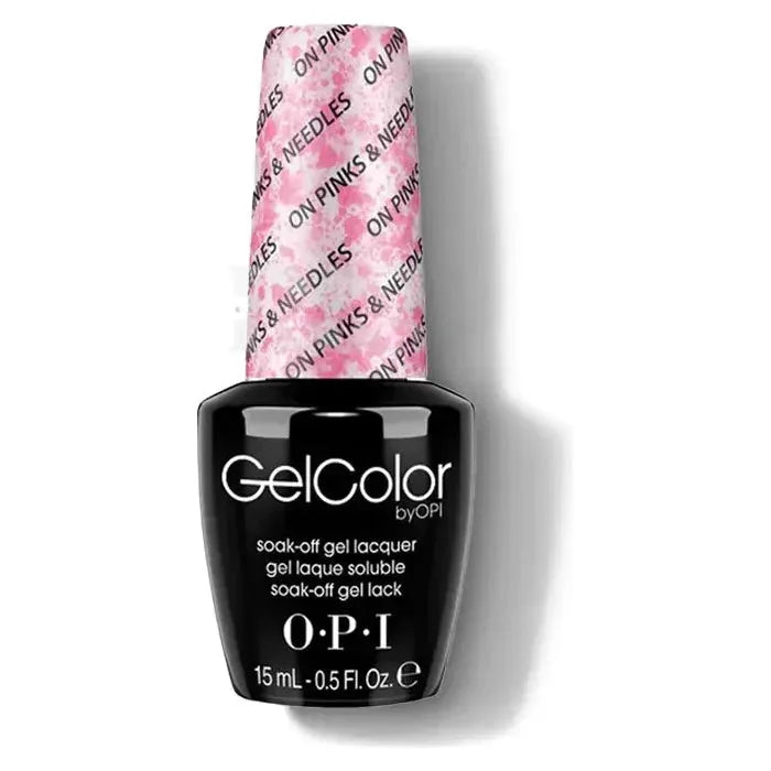 Inail Supply - Opi Gel Color - Brights Summer 2015 - On Pinks & Needles Gc A71 (D)