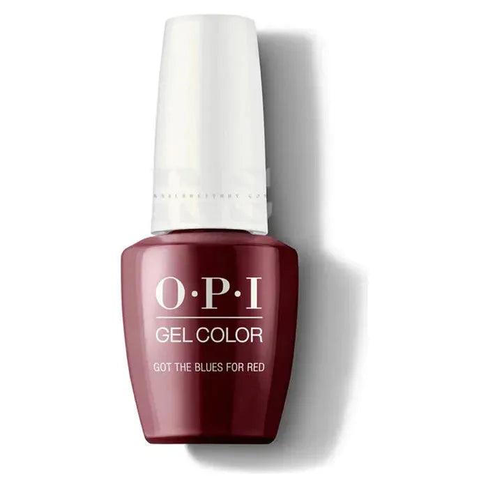 Inail Supply - Opi Gel Color - Chicago Fall 2005 - Got The Blues For Red Gc W52