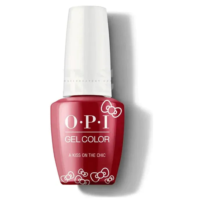 OPI Gel Color - Hello Kitty Holiday 2019 - A Kiss on the Chic GC HPL05 (D) - 0.5 OZ