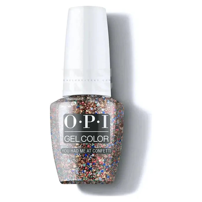 OPI Gel Color - Holiday Celebration 2021 - You Had Me At Confetti GC N15