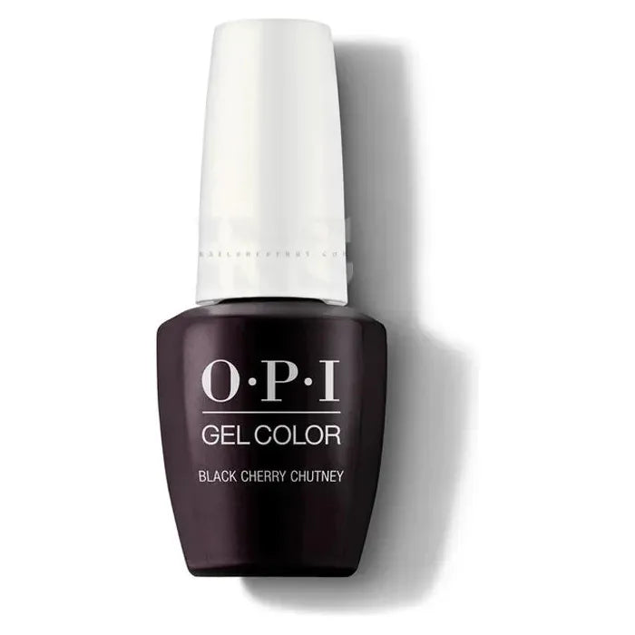 Inail Supply - Opi Gel Color - India Spring 2008 - Black Cherry Chutney Gc  I43