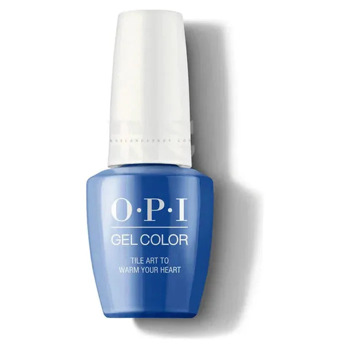 Inail Supply - Opi Gel Color - Lisbon Summer 2018 - Tile Art To Warm Your Heart Gc L25