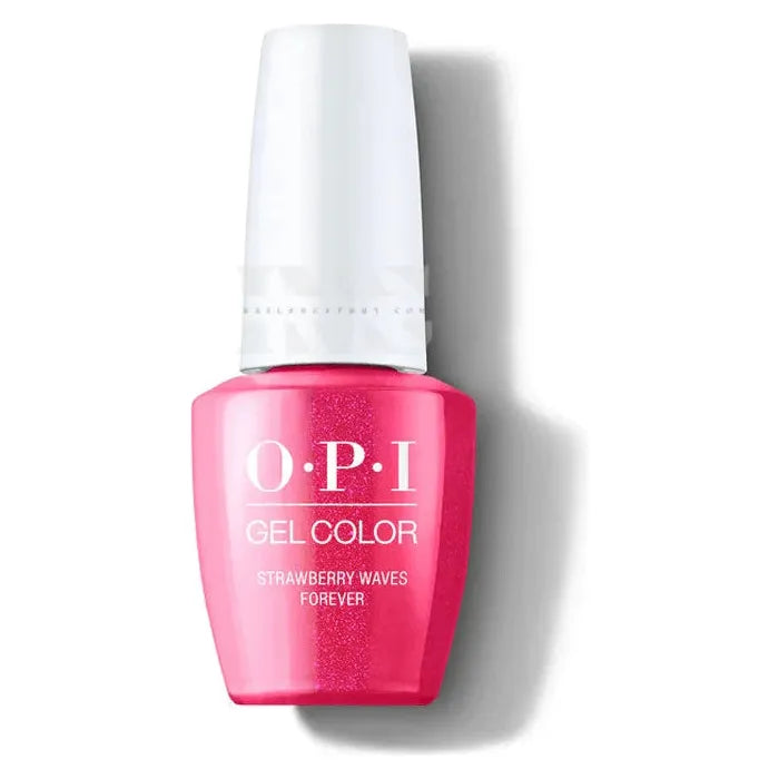 Inail Supply - Opi Gel Color - Malibu Summer 2021 - Strawberry Waves Forever Gc N84