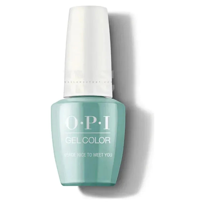 Inail Supply - Opi Gel Color - Mexico City Spring 2020 - Verde Nice To Meet You Gc M84