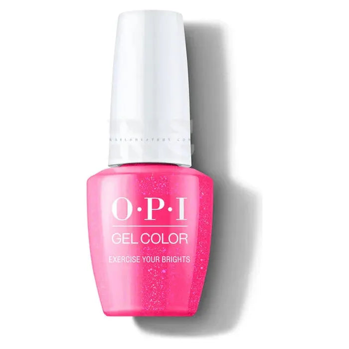 Inail Supply - Opi Gel Color - Power Of Hue Summer 2022 - Exercise Your Brights Gc B003