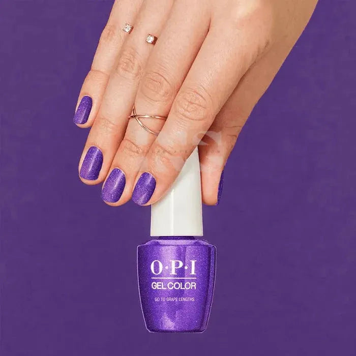 Inail Supply - Opi Gel Color - Power Of Hue Summer 2022 - Go To Grape Lengths Gc B005