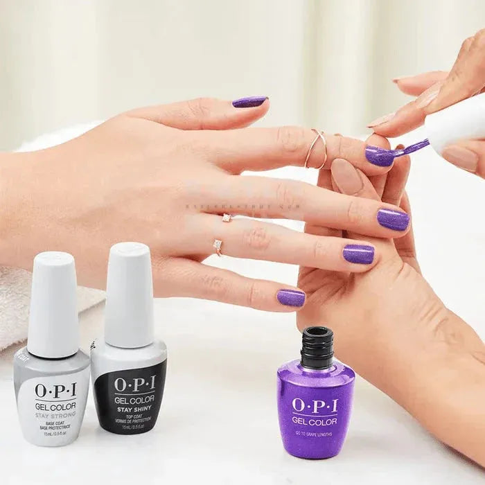 Inail Supply - Opi Gel Color - Power Of Hue Summer 2022 - Go To Grape Lengths Gc B005