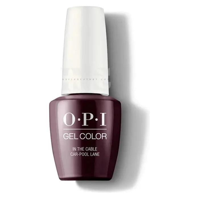 Inail Supply - Opi Gel Color - San Francisco Fall 2013 - In The Cable Car-Pool Lane Gc F62