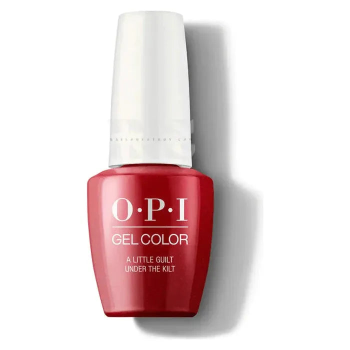 Inail Supply - Opi Gel Color - Scotland Fall 2019 - A Little Guilt Under The Kilt Gc U12