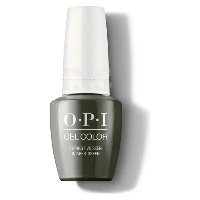 Inail Supply - Opi Gel Color - Scotland Fall 2019 - Things I'Ve Seen In Aber-Green Gc U15