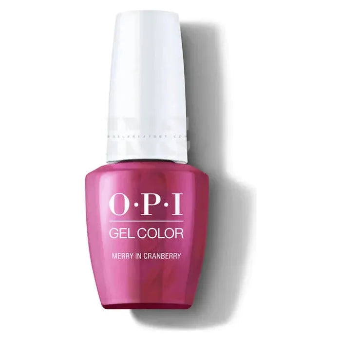 Inail Supply - Opi Gel Color - Shine Holiday 2020 - Merry In Cranberry  Gc Hrm07