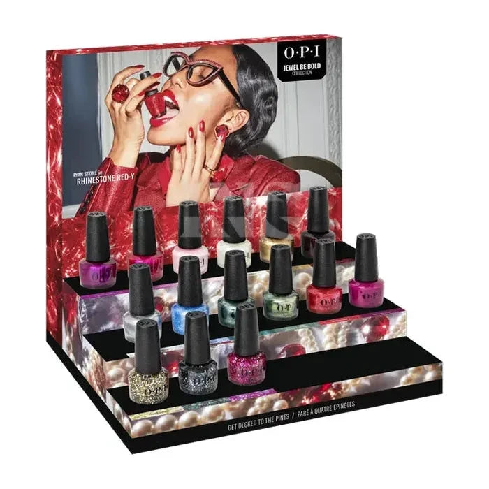 iNAIL SUPPLY - iNAIL SUPPLY - OPI Nail Lacquer - Jewel Be Bold Holiday 2022 - 15 Pieces Display NL