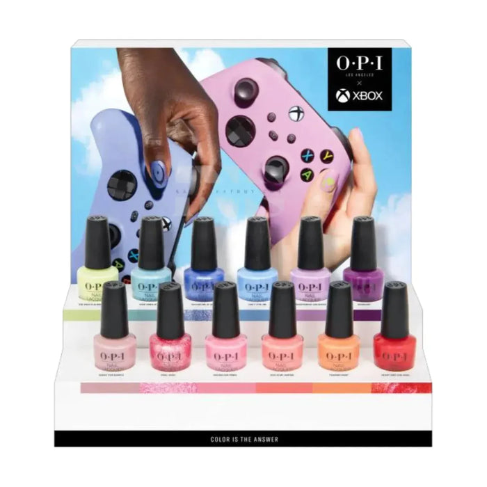 iNAIL SUPPLY - iNAIL SUPPLY - OPI Nail Lacquer - Xbox Collection Spring 2022 - 12 Piece Display