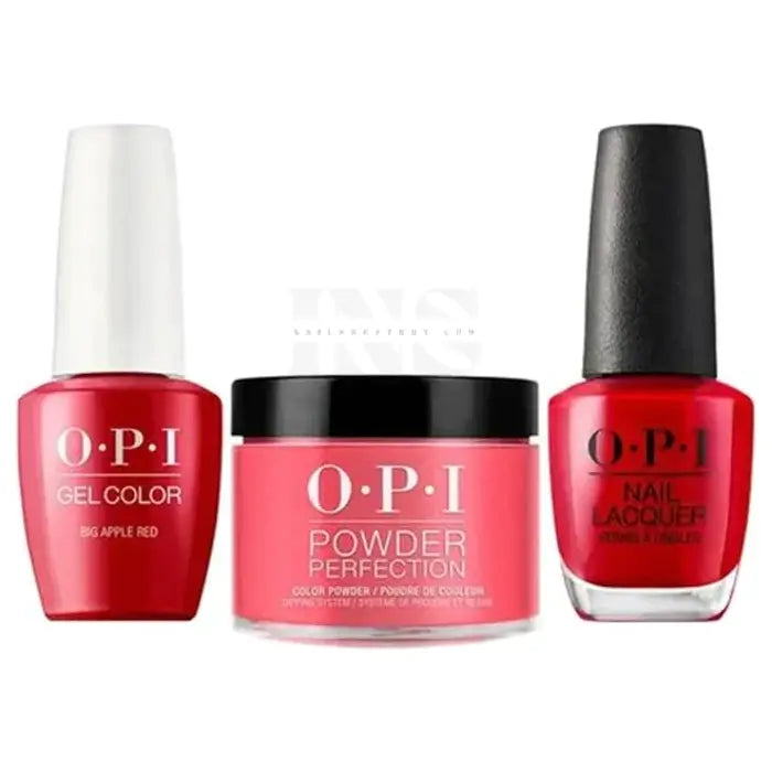 iNAIL SUPPLY - OPI Trio - Big Apple Red N25 4 oz