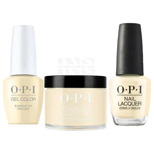 OPI Trio - Blinded By The Ring Light S003 Dip: 1.5 oz | Gel: 0.5 oz | Lacquer: 0.5 Oz.