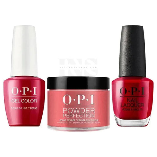 iNAIL SUPPLY - OPI Trio - Color So Hot It Berns Z13 - 0.4 Onz