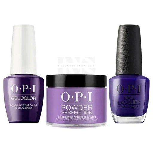 OPI Trio - Do You Have This Color in Stock-holm? N47