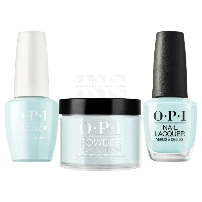 OPI Trio - Gelato On My Mind V33 Dip: 1.5 oz | Gel: 0.5 oz | Lacquer: 0.5 Oz.