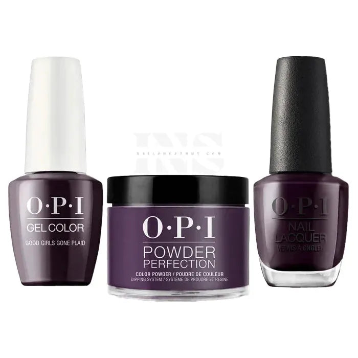 iNAIL SUPPLY - OPI Trio - Good Girls Gone Plaid U16 - 0.4 Onz