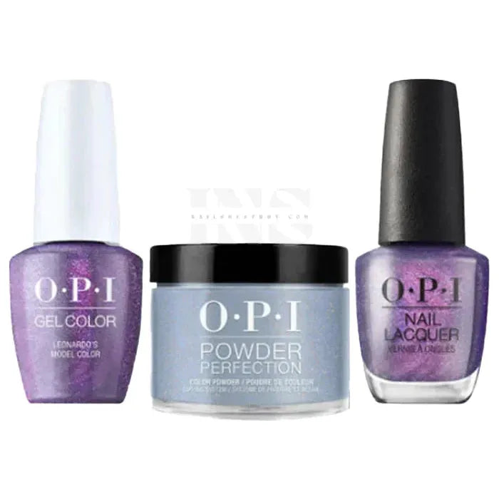 OPI Trio - Leonardo's Model Color MI11 Dip: 1.5 oz | Gel: 0.5 oz | Lacquer: 0.5 Oz.