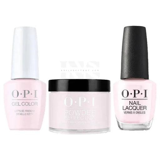 OPI Trio - Let's be friends H82 Dip: 1.5 oz | Gel: 0.5 oz | Lacquer: 0.5 Oz.