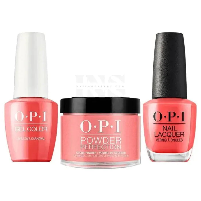 iNAIL SUPPLY - OPI Trio - Live.Love.Carnaval A69 - 0.4 Onz 