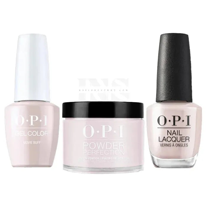 OPI Trio - Movie Buff H003 Dip: 1.5 oz | Gel: 0.5 oz | Lacquer: 0.5 Oz.