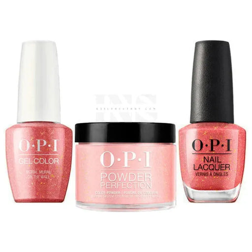 iNAIL SUPPLY - OPI Trio - Mural Mural on the Wall M87 4 oz