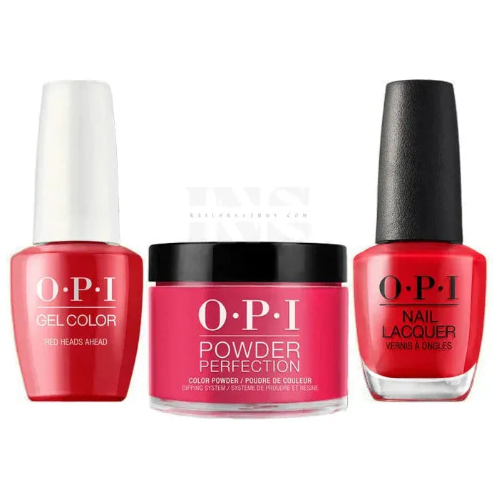 iNAIL SUPPLY - OPI Trio - Red Heads Ahead U12 4 oz