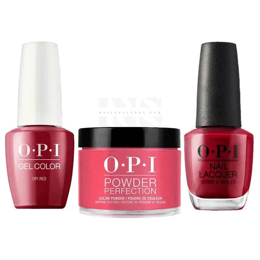 iNAIL SUPPLY - OPI Trio - OPI Red L72 - 0.4 Onz