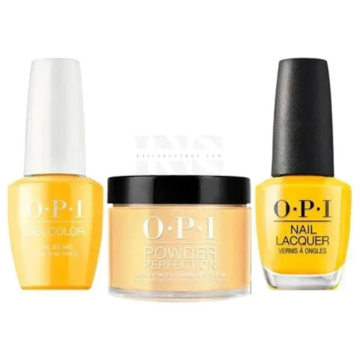 OPI Trio - Sun, Sea, and Sand in My Pants L23 Dip: 1.5 oz | Gel: 0.5 oz | Lacquer: 0.5 Oz