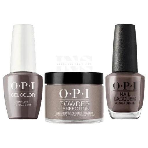 OPI Trio - That's What Friends are Thor I54 Dip: 1.5 oz | Gel: 0.5 oz | Lacquer: 0.5 oz
