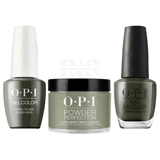 iNAIL SUPPLY - OPI Trio - Things I've Seen In Aber-green U15 - 0.4 Onz