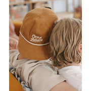 Be A Heart Tan Ora et Labora Corduroy Hat hat