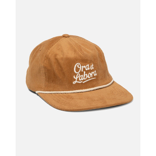 Be A Heart Tan Ora et Labora Corduroy Hat hat