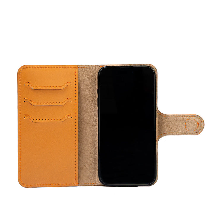 iPhone 15 series Leather MagSafe Folio Case Wallet with Grip by Geometric Goods