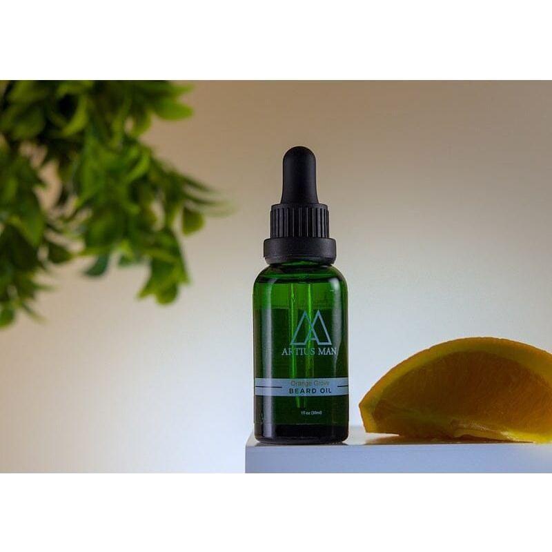 Artius Man Orange Grove Beard Oil – Cedarwood and Citrus Beard Conditioning Oil (1 oz) Beard Oil