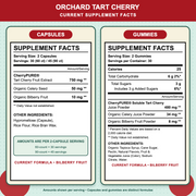 Hippie Farms Premium Tart Cherry Blend - Inflammation, Uric Acid, Sleep, Muscle Recovery Vitamins & Supplements White Smoke Capsules - 60 count,Capsules - 90 count,Gummies - 60 Count