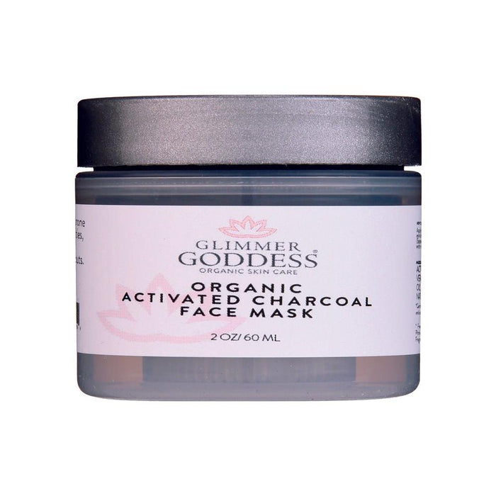 Glimmer Goddess® Organic Skin Care - Organic Acne Face Mask - Activated Charcoal - Superior Detox & Purification